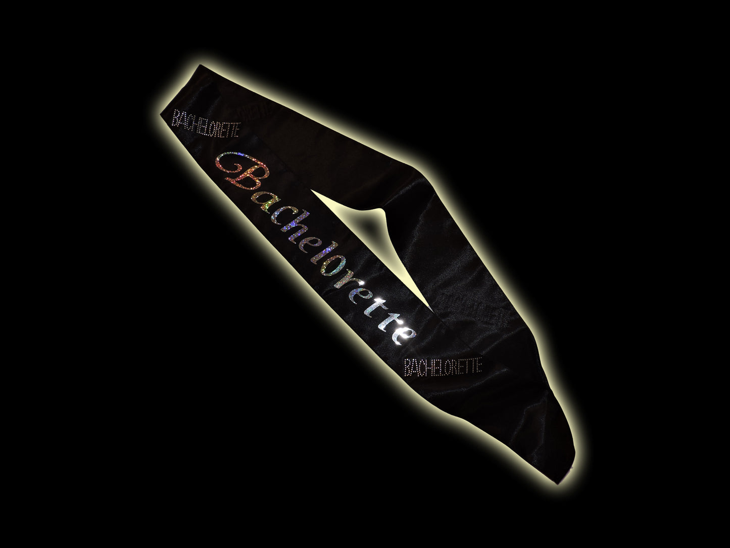 Black Bachelorette Sash