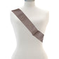 Dusty Rose Bride Sash with luxury decoratvie stone script logo
