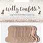 Rose Gold Willy Confetti