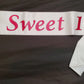 White Sweet 16 Sash