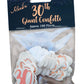 Big Size Rose Gold 30 Confetti