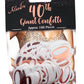 Big Size Rose Gold 40 Confetti