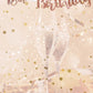 18th Birthday Rose Gold Letter Script Banner