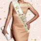 Rose Gold 40th Birthday Sash