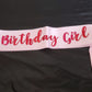 Pink Birthday Girl Sash